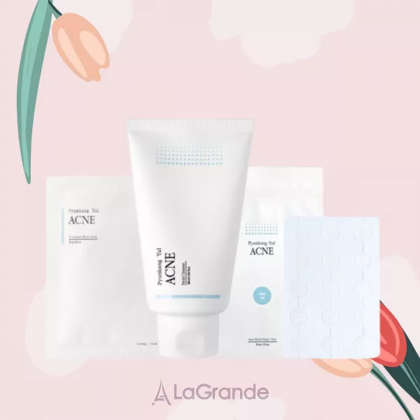 Pyunkang Yul Acne Kit ���� (f/cl/120ml + p/spot/1ea + f/m/1ea)