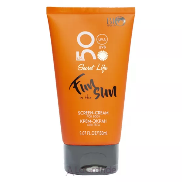 Bio World Secret Life Fun In The Sun Screen-Cream For Body SPF 50 ����-����� ��� ����