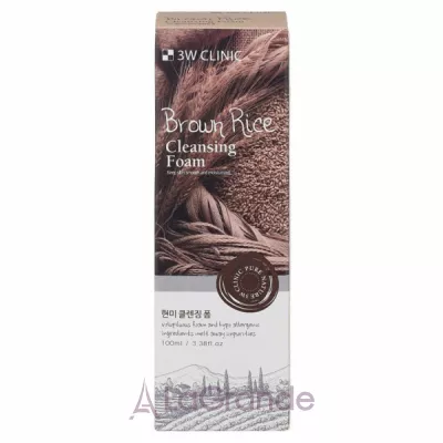 3W Clinic Brown Rice Cleansing Foam    