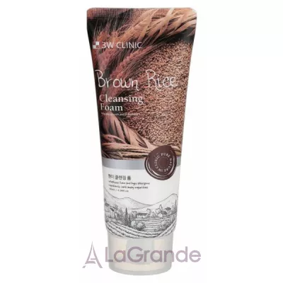 3W Clinic Brown Rice Cleansing Foam    