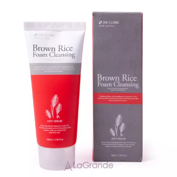 3W Clinic Brown Rice Foam Cleansing ϳ��� ��� �������� � ���������� �����