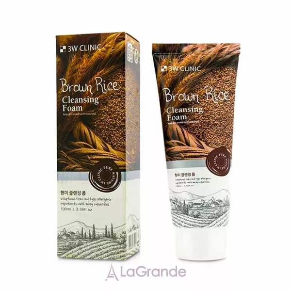 3W Clinic Brown Rice Foam Cleansing ϳ��� ��� �������� � ���������� �����