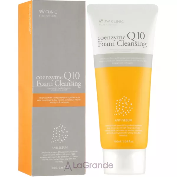 3W Clinic Coenzyme Q10 Foam Cleansing ������������� ����� � ���������