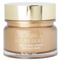 3W Clinic Collagen & Luxury Gold Revitalizing Comfort 24k Gold Cream ���� ��� ���� "�������������"