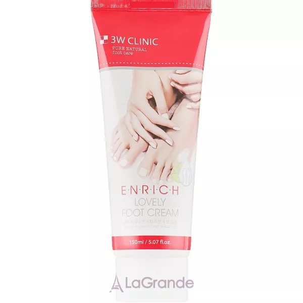 3W Clinic Enrich Lovely Foot Treatment ���� ��� ���, �� ��������, � ����������� ��������