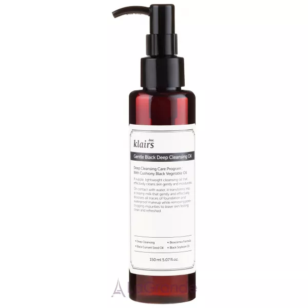Dear Klairs Gentle Black Deep Cleansing Oil ��������� ������������ �����