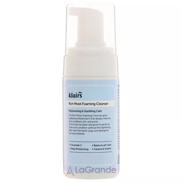Dear Klairs Rich Moist Foaming Cleanser ��������������� ��������� ����� � ���� ��������