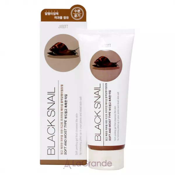 Jigott Premium Facial Black Snail Peeling Gel ϳ���-���� �� ����� ��������� ������� �������