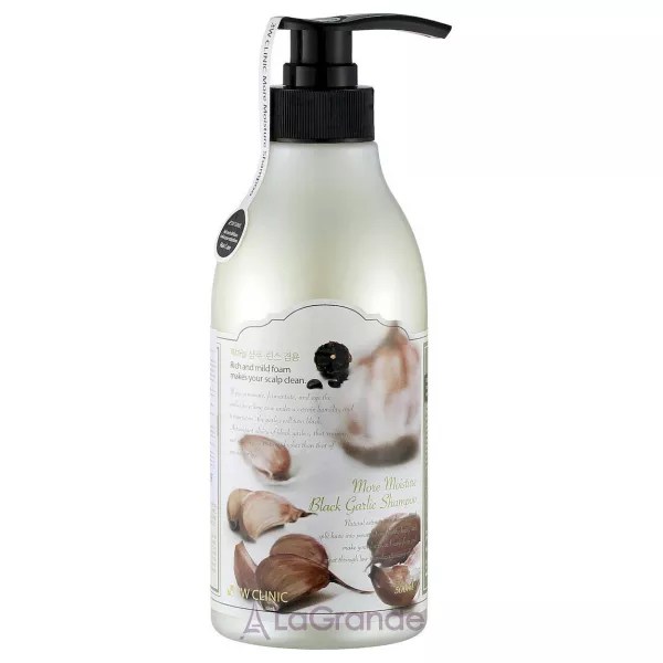 3W Clinic More Moisture Black Garlic Shampoo ����������� ������� ��� ������� � ���������� ������� �������