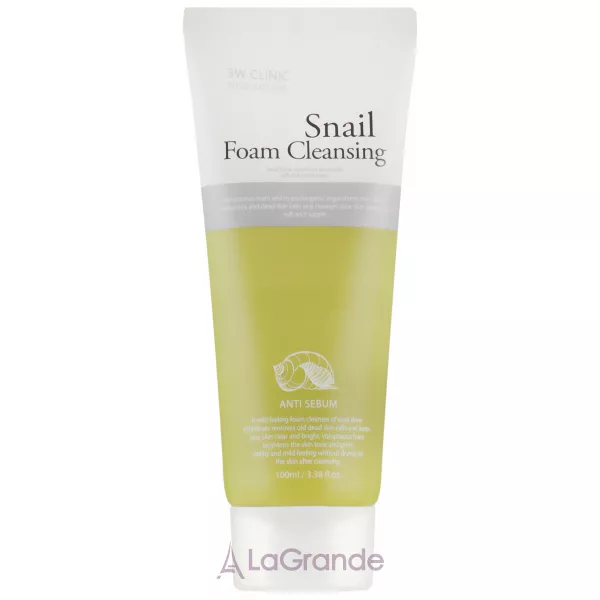 3W Clinic Snail Foam Cleansing ��������� ����� ��� ���� � ������� ������