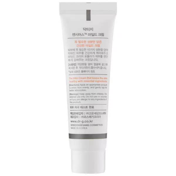 Dr.G Sensiers Mild Cream ������ ���� ��� ������� ����