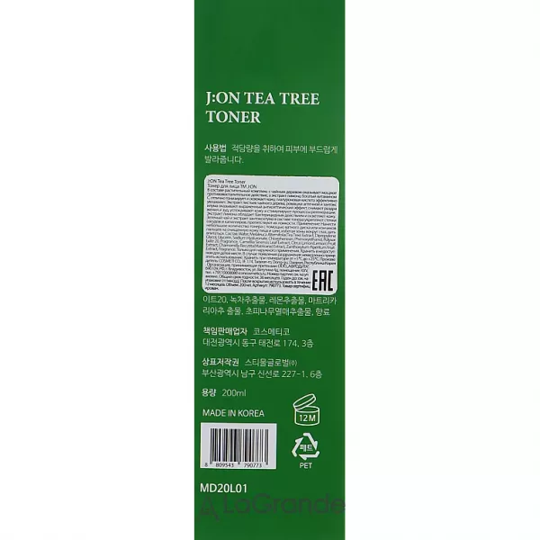 J:ON Tea Tree Toner ������������ ����� �� ������ �������