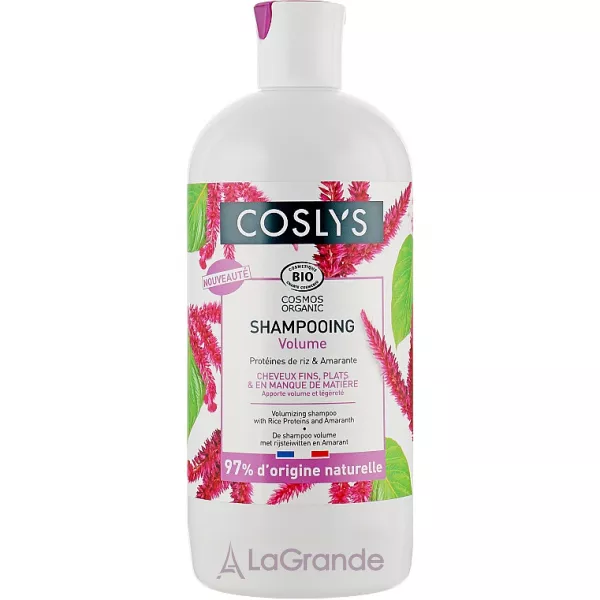 Coslys Shampoo Volume Rice Protein & Amaranth �������, �� ���� ������� ��'�� � ��������� ���� �� ��������.