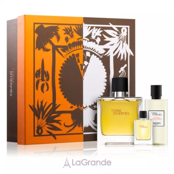 Hermes Terre D`Hermes Parfum ����� (��������������� ���� 75 �� + ��������������� ���� 5 �� + ���� ��� ���� 40 ��)