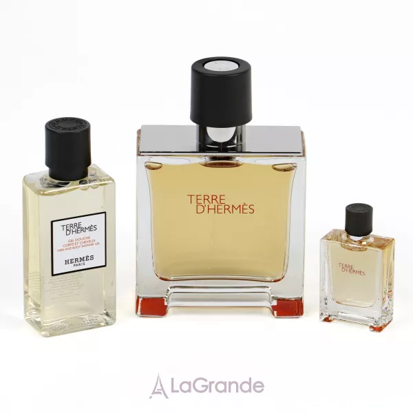 Hermes Terre D`Hermes Parfum ����� (��������������� ���� 75 �� + ��������������� ���� 5 �� + ���� ��� ���� 40 ��)