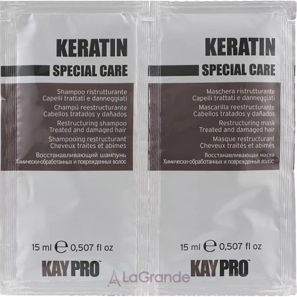 KayPro Special Care Keratin ���� ��� ������� � ��������� (shmp/15ml + h/mask/15ml)
