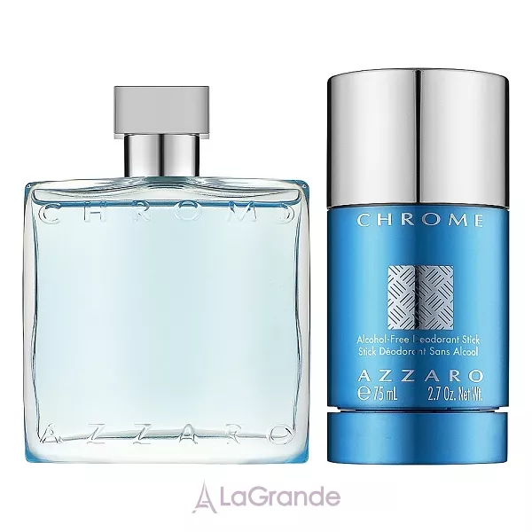 Azzaro Chrome ����� (��������� ���� 100 �� + ����������-���� 75 ��)