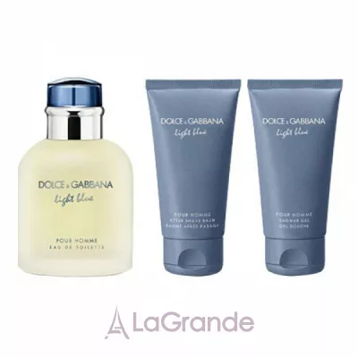Dolce & Gabbana Light Blue pour Homme  (  125  +    50  +    50 )
