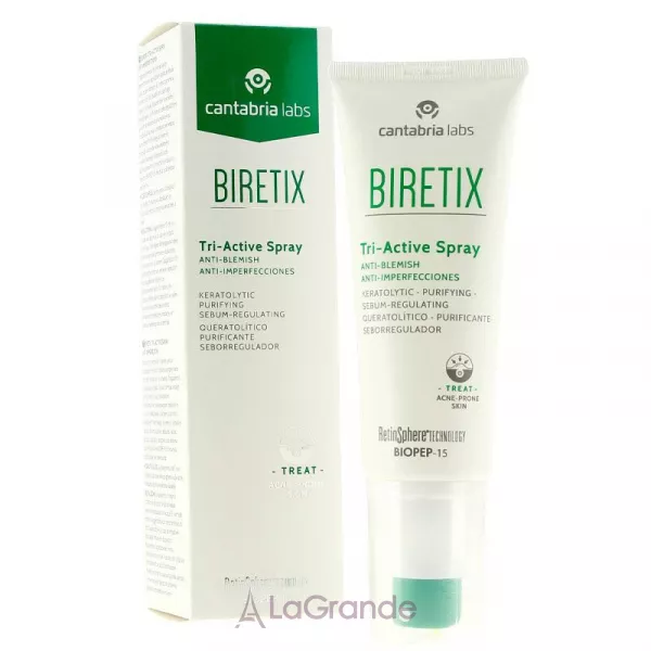 Cantabria Labs Biretix Tri-Active Spray Anti-Blemish ����� ��� ���� ���-����� ����-����