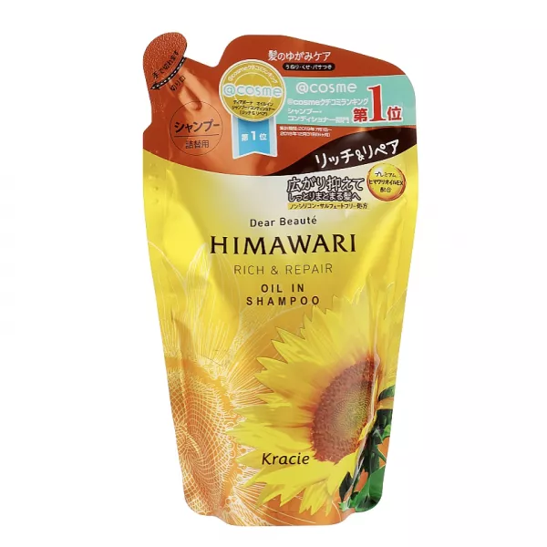 Kracie Dear Beaute Himawari Rich & Repair Oil In Shampoo �������� ������� � ��������� ���������� ��� ������������ ������� (������ ����)