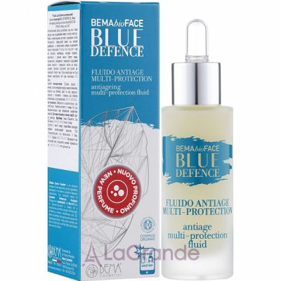 Bema Cosmetici BemaBioFace Blue Defence Anti-Aging Multi-Protect Fluid     