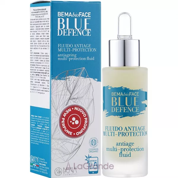 Bema Cosmetici BemaBioFace Blue Defence Anti-Aging Multi-Protect Fluid �������������� �������������� ����� ��� ����