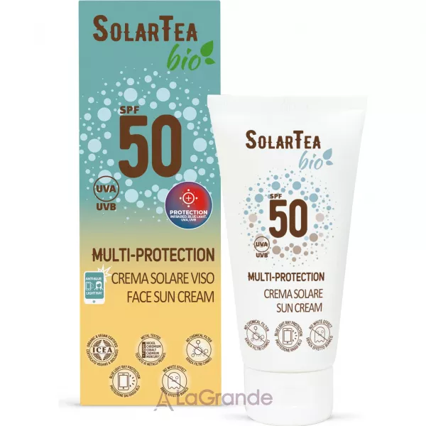 Bema Cosmetici Solar Tea Bio Multi-Protection Sun Cream SPF 50 ���� �������������� ��� ������� �� ��������� ��� � ������� ����� ������� �� �����.