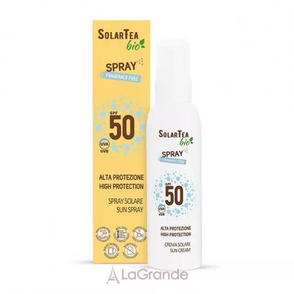 Bema Cosmetici Solar Tea Bio High Protection Spray ����� �������������� � ������� ������� ������ SPF50 ��� ���� � ����, ��� ������