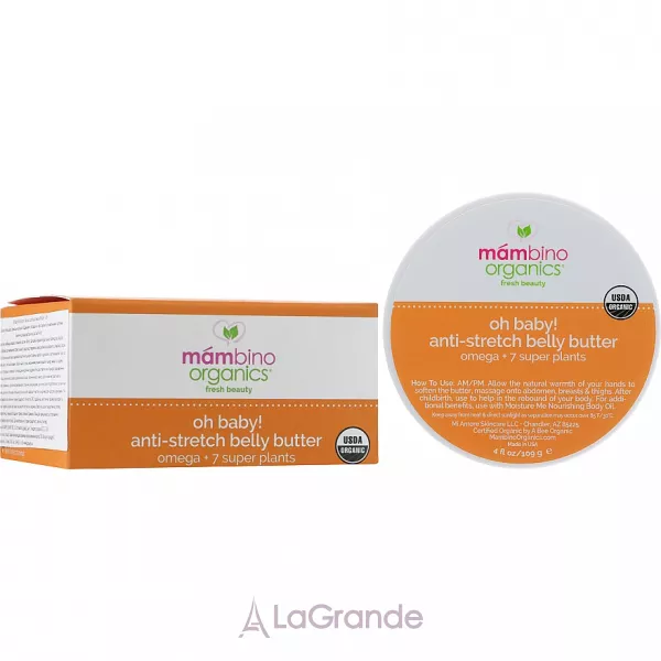 Mambino Organics Body Care Oh Baby! Belly Butter ����� ������ ��������