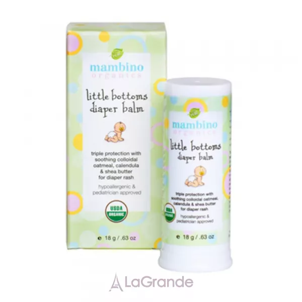 Mambino Organics Infant & Baby Care Little Bottoms Diaper Balm ������� ��� ������� �����
