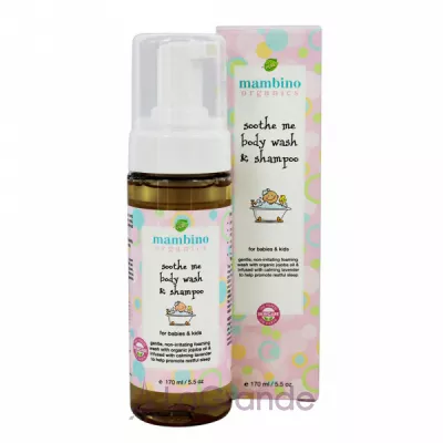 Mambino Organics Infant & Baby Care Soothe Me Body Wash & Shampoo      