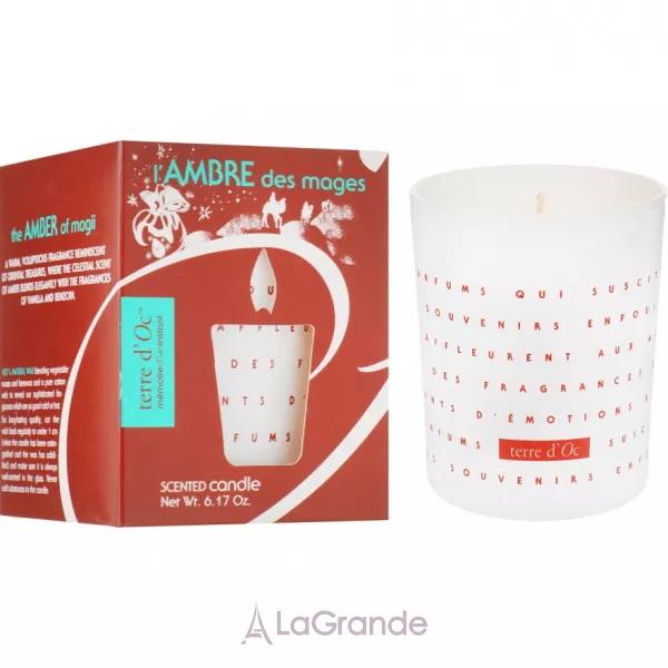 Terre d'Oc Perfumed Candles Amber of Magic ����� ������������� 