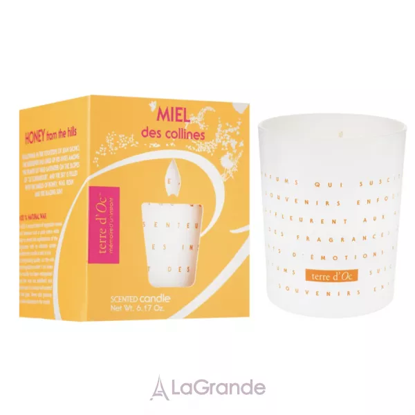 Terre d'Oc Perfumed Candles Honey of the Hills ���������� ����� 