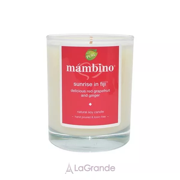 Mambino Organics Natural Soy Candle Sunrise in Fiji ������������ ������ ����� ������� �� �����
