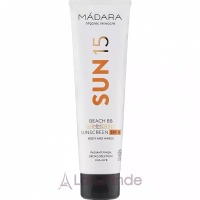 Madara Cosmetics Sun15 Beach BB Shimmering Sunscreen SPF15    