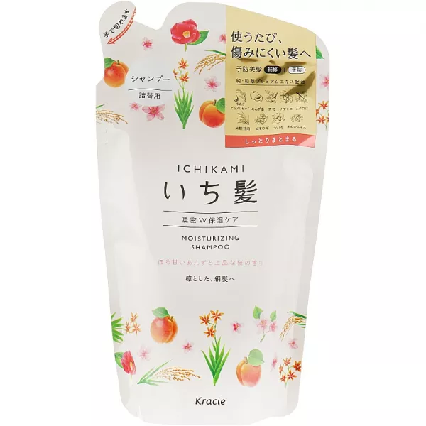 Kracie Ichikami Moisturizing Shampoo ������� ���������� ����������� ��� ������������ ������� � �볺� �������� (������ ����)