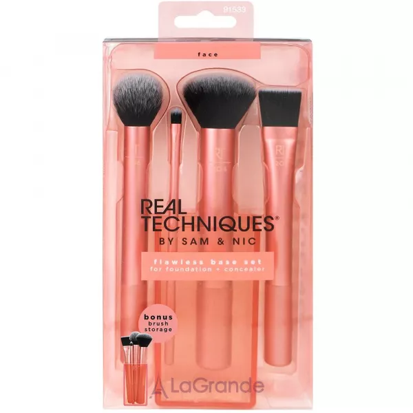 Real Techniques Flawless Base Set ����� ������ ��� ������� � ����������, 4 �����