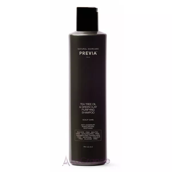 Previa Tea Tree Oil&green Clay Detox Purifying Daily Rebalancing Treatment ���� ����� ���� (h/shmp/300ml + h/lot/100ml)