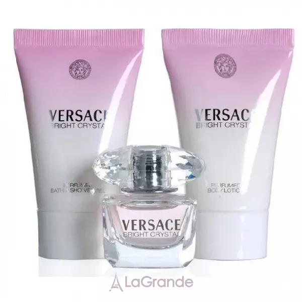 Versace Bright Crystal ���� (�������� ���� 90 �� + ������� ��� ��� 100 �� + ���� ��� ���� 100 �� + ����������)