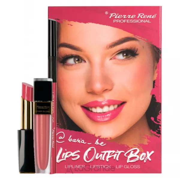 Pierre Rene Lips Outfit Box �2 ���������� ����� ��� ��� (l/penc/06 + l/gloss/1 + lips/06)
