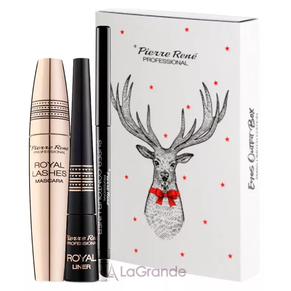 Pierre Rene �hrismas White ����� ��� ������� ����, ����� (mascara/15ml + liner/2.5ml + pencil/0.35g)