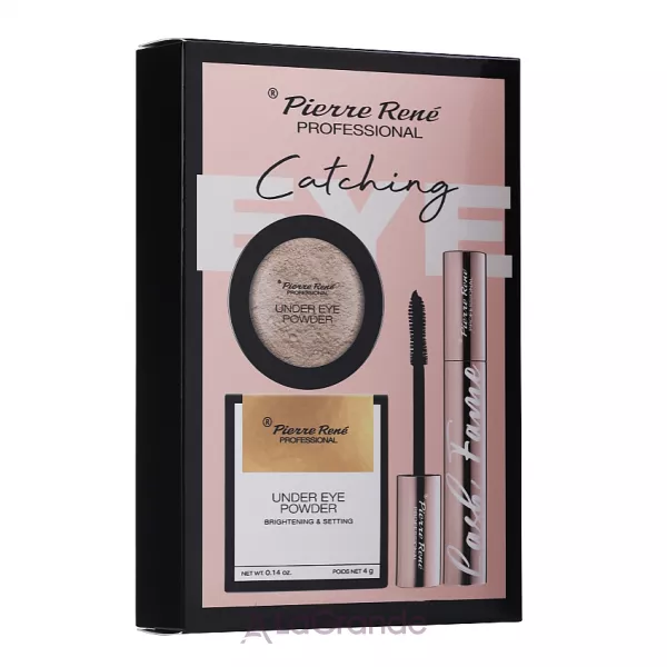 Pierre Rene Catching Set ����� ��� ������� (mascara/10ml + eye/powd/4g)
