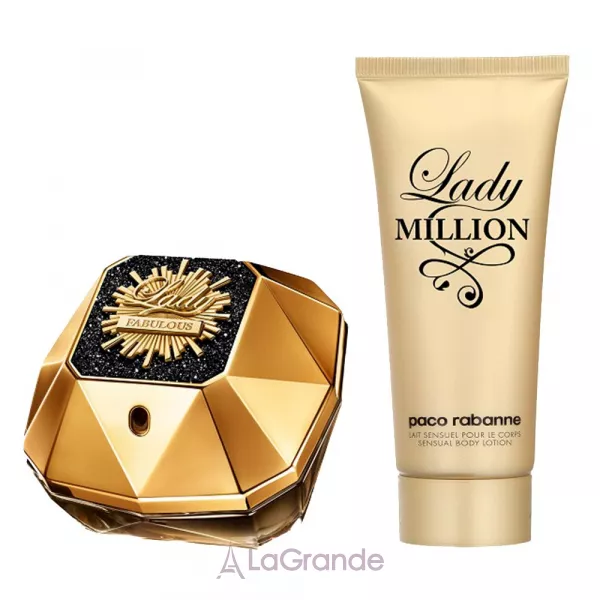 Paco Rabanne Lady Million Fabulous Eau de Parfum Intense ����� (��������������� ���� 50 �� + ������ ��� ���� 75 ��)