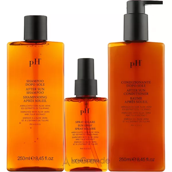 pH Laboratories Sun Care Kit ���� ��� ������� �� �������� ���� ������� (shm/250ml + cond/250ml + spray/100ml)