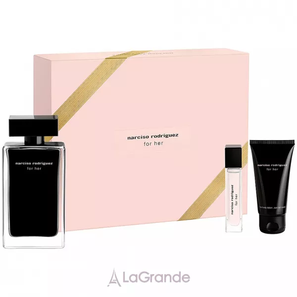 Narciso Rodriguez For Her ����� (��������� ���� 100 �� + ��������� ���� 10 �� + ������ ��� ���� 50 ��)