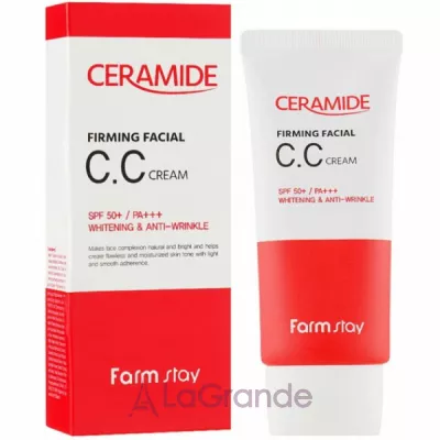 FarmStay Ceramide Firming Facial CC Cream  CC      SPF50+