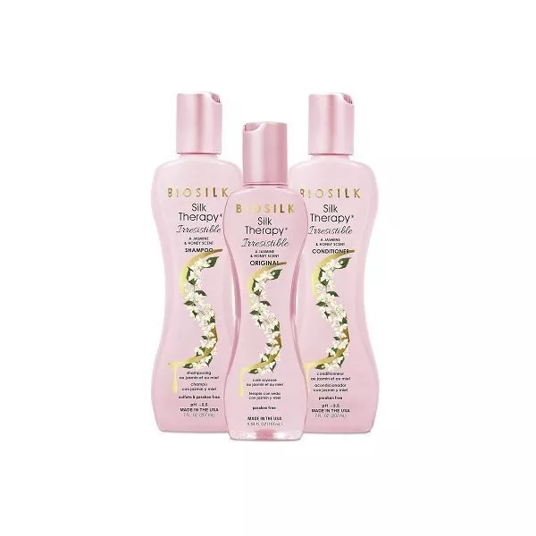 BioSilk Silk Therapy Irresistible Trio Kit ���� ��� ������� (h/shmp/207ml + h/cond/207ml + h/silk/167ml)