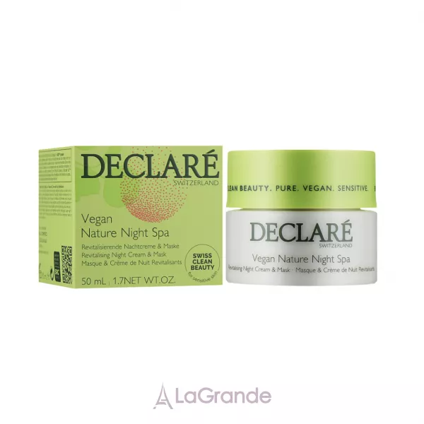 Declare Vegan Spa Nature Night Cream Mask ������ ����-����� ��� ����