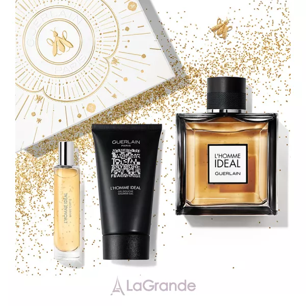Guerlain L�Homme Ideal ���� (�������� ���� 100 �� + �������� ���� 10 �� + ���� ��� ���� 75 ��)