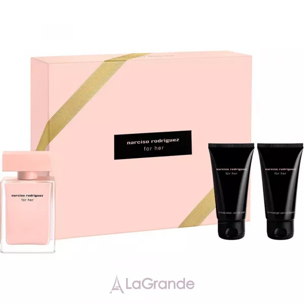 Narciso Rodriguez For Her Eau de Parfum ���� (����������� ���� 50 �� + ������� ��� ��� 50 �� + ���� ��� ���� 50 ��)